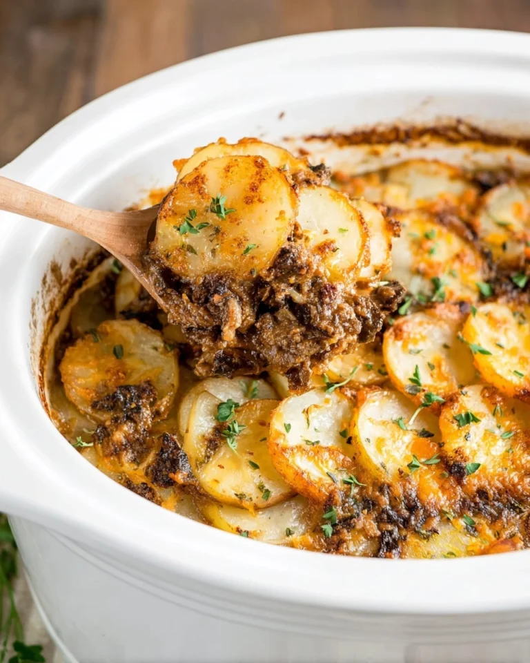 Slow-Cooker-Beef-and-Potato-Au-Gratin-Recipe