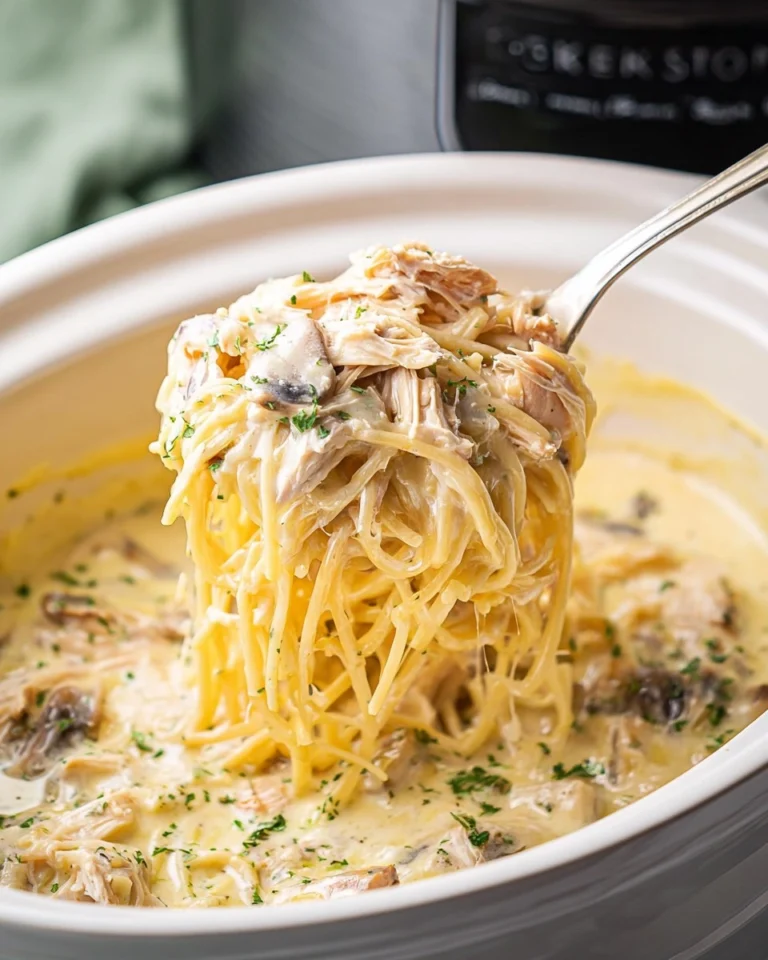 Slow-Cooker-Chicken-Tetrazzini-Recipe