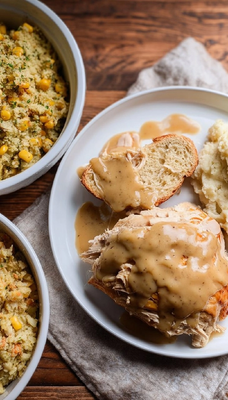 Slow Cooker Chicken and Gravy