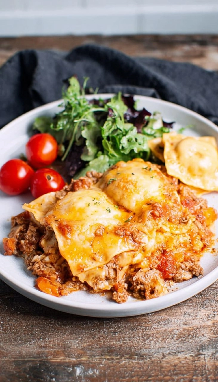 Slow Cooker Lasagna With Ravioli