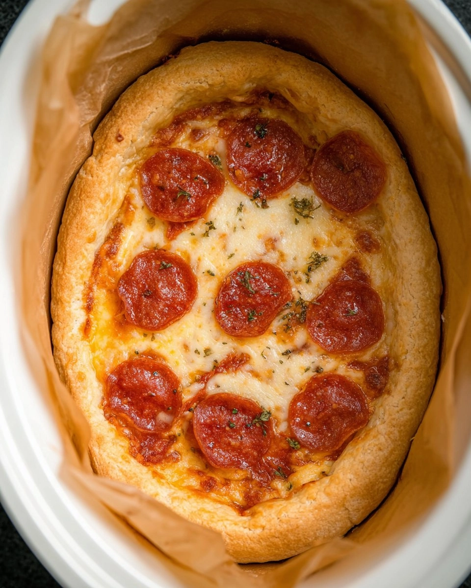 Slow Cooker Pizza (deep dish)