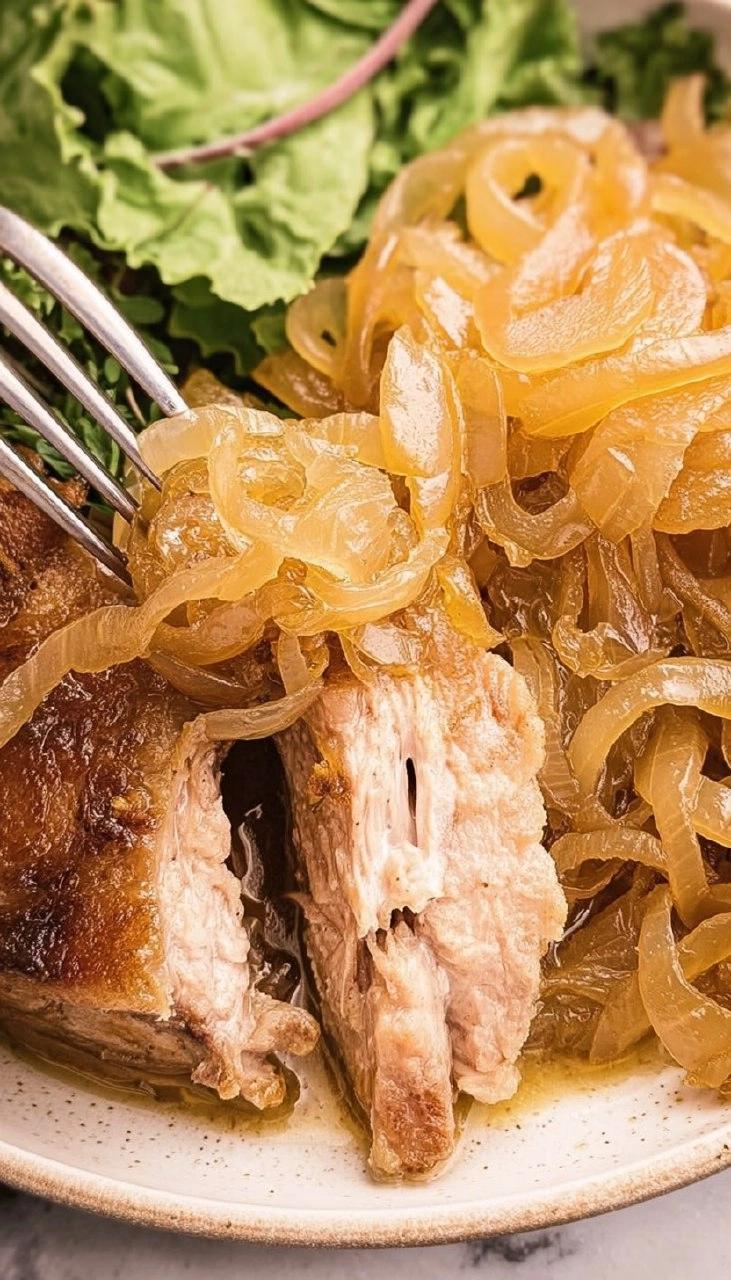 Slow Cooker Pork Chops and Onions