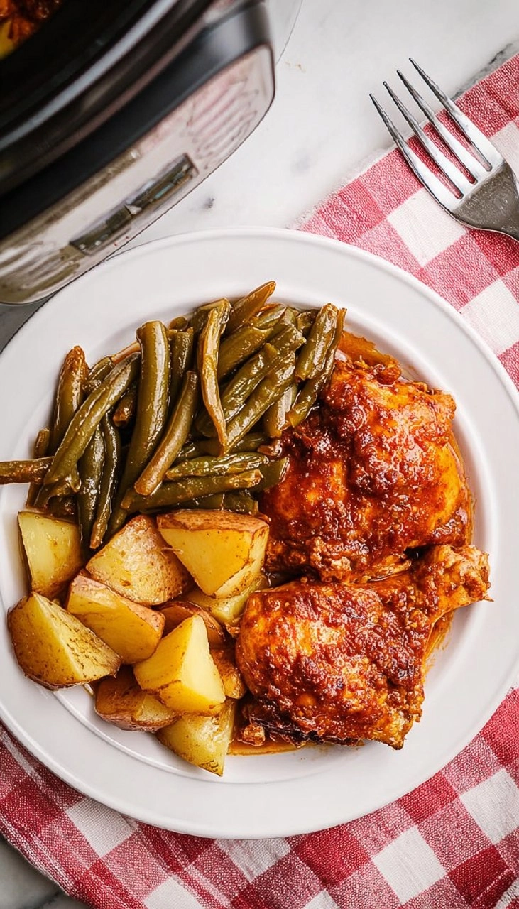 Complete Chicken Dinner in the Crockpot