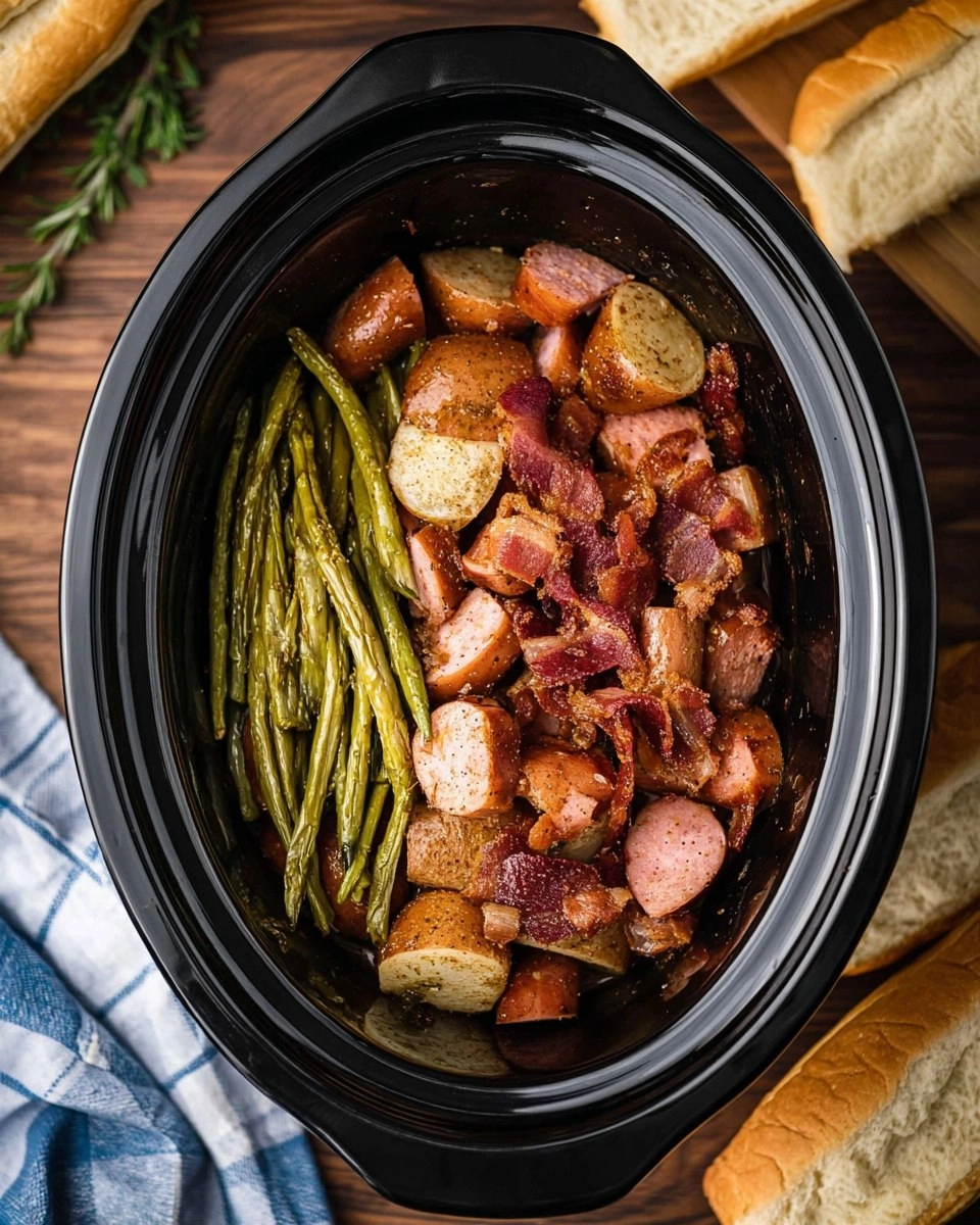 Crockpot Kielbasa Dinner