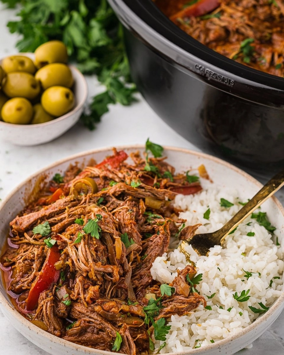 Easy Slow Cooker Ropa Vieja
