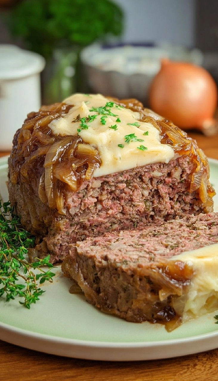 French Onion Meatloaf