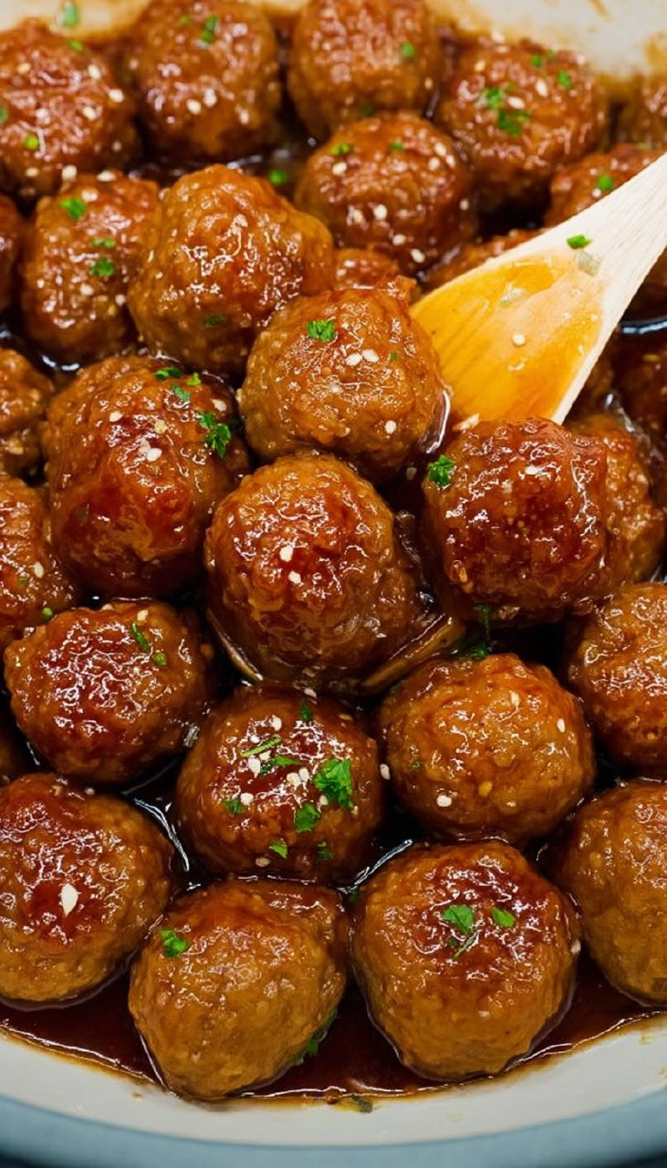 Honey Garlic Meatballs