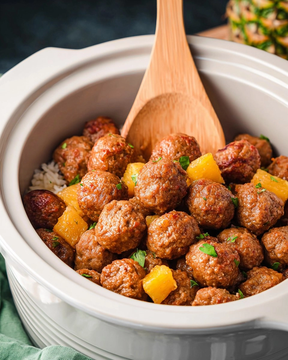 Pineapple Meatballs