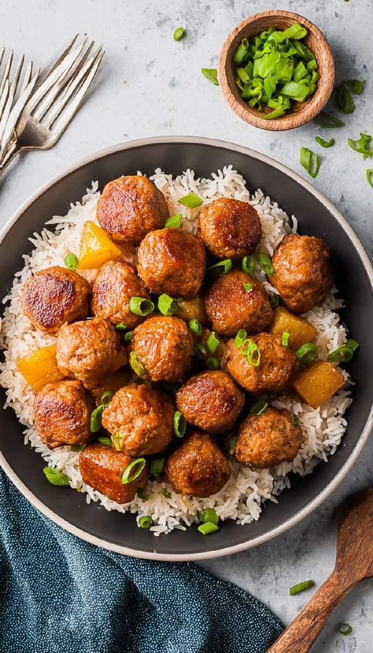 Pineapple Meatballs