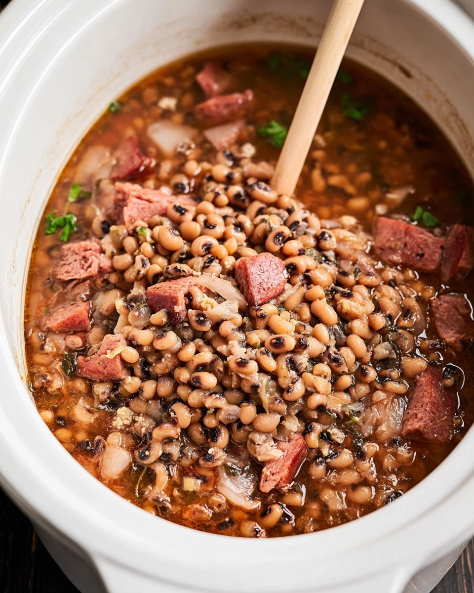 Slow Cooker Black Eyed Peas