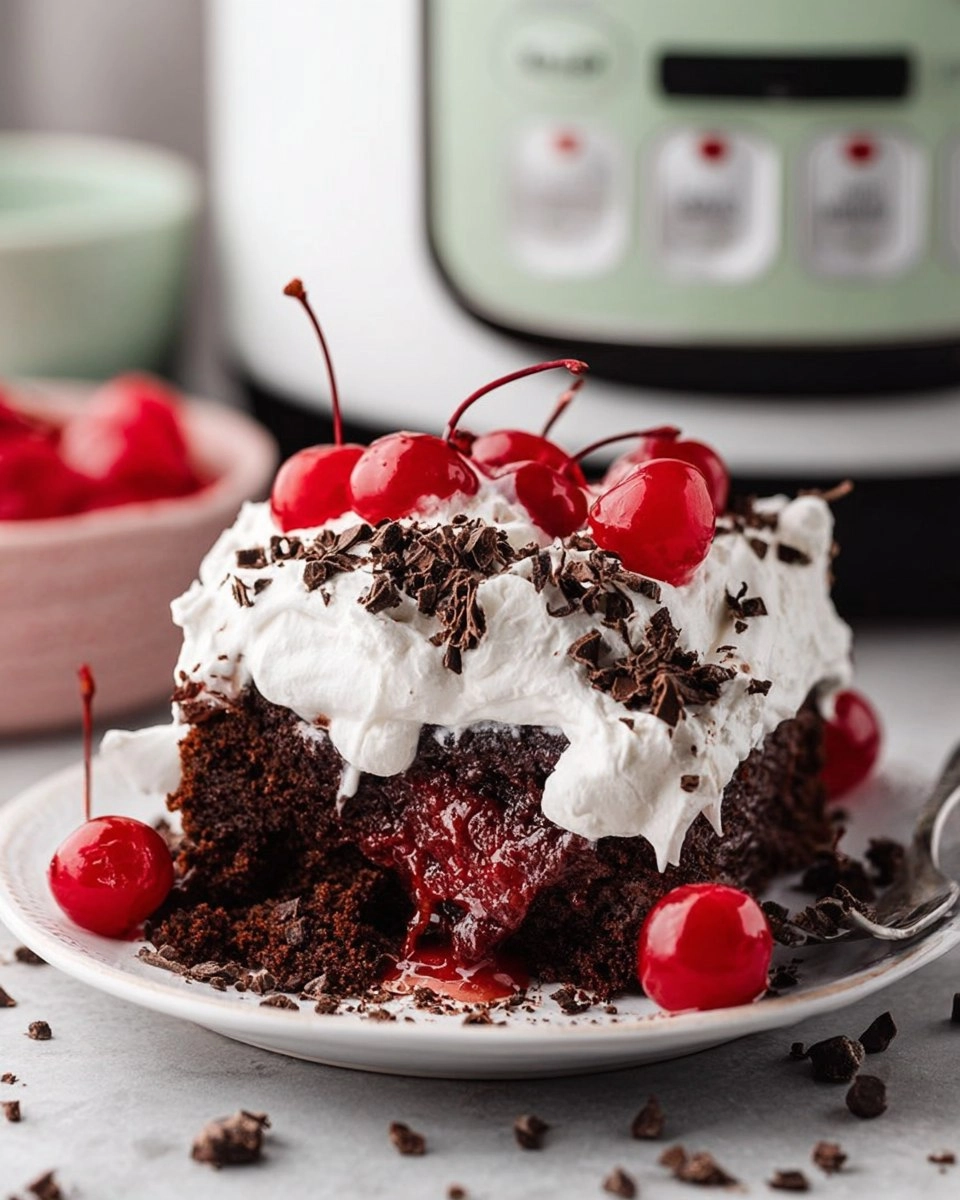 Slow Cooker Black Forest Cake