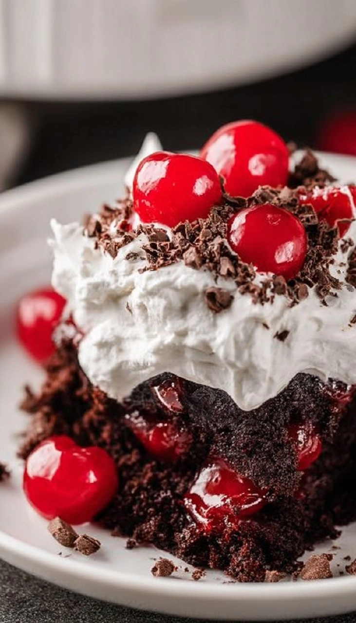 Slow Cooker Black Forest Cake