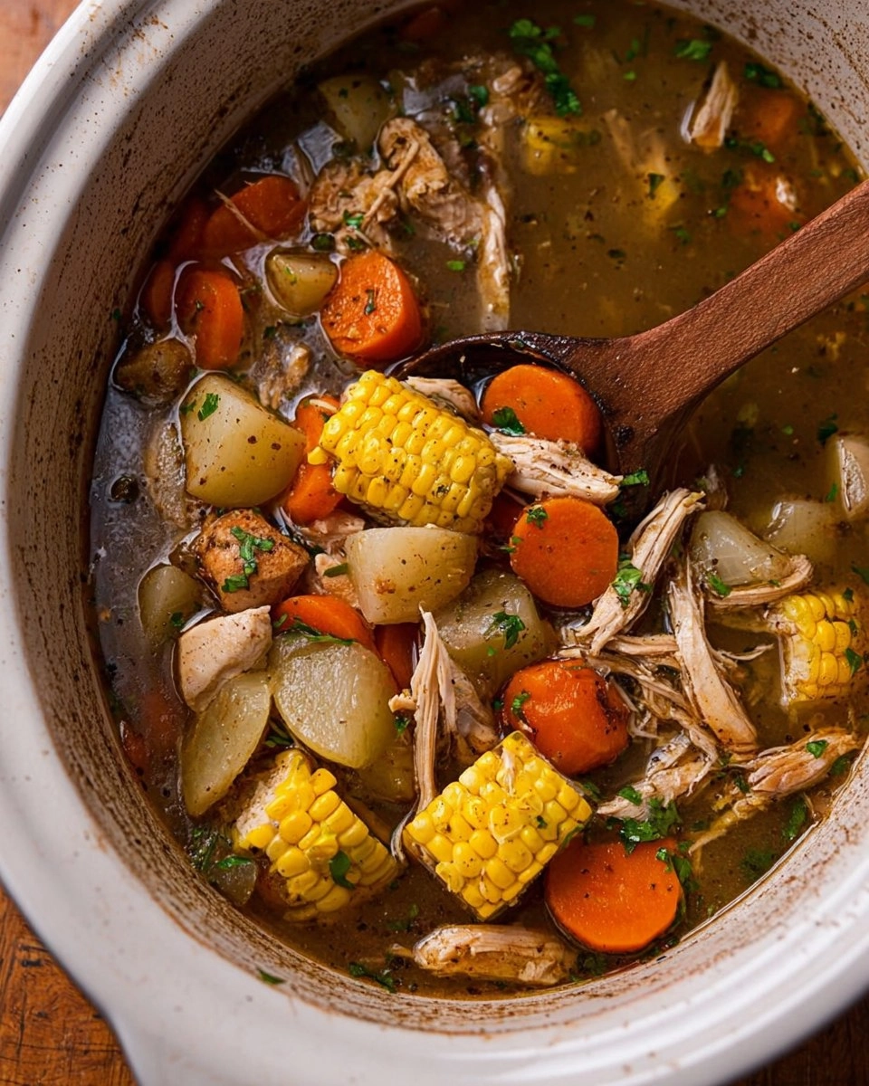 Slow Cooker Caldo de Pollo
