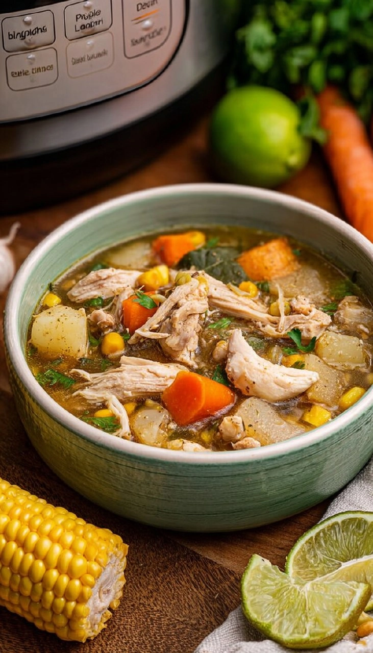 Slow Cooker Caldo de Pollo