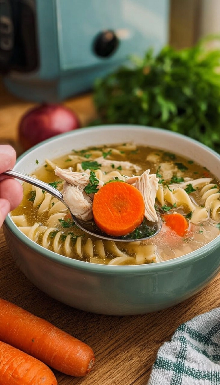 Slow Cooker Chicken Noodle Soup