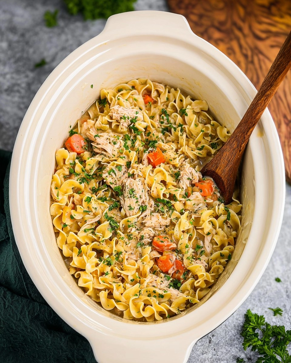 Slow Cooker Chicken and Noodles