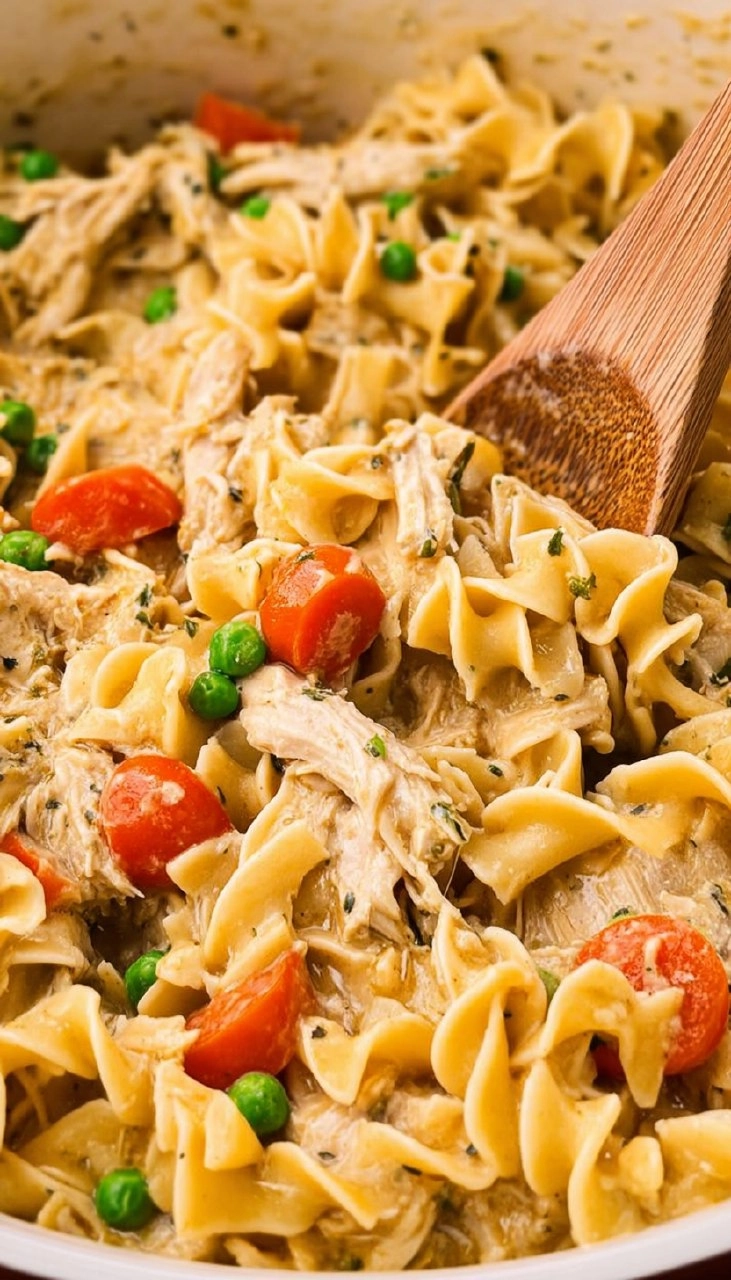 Slow Cooker Chicken and Noodles