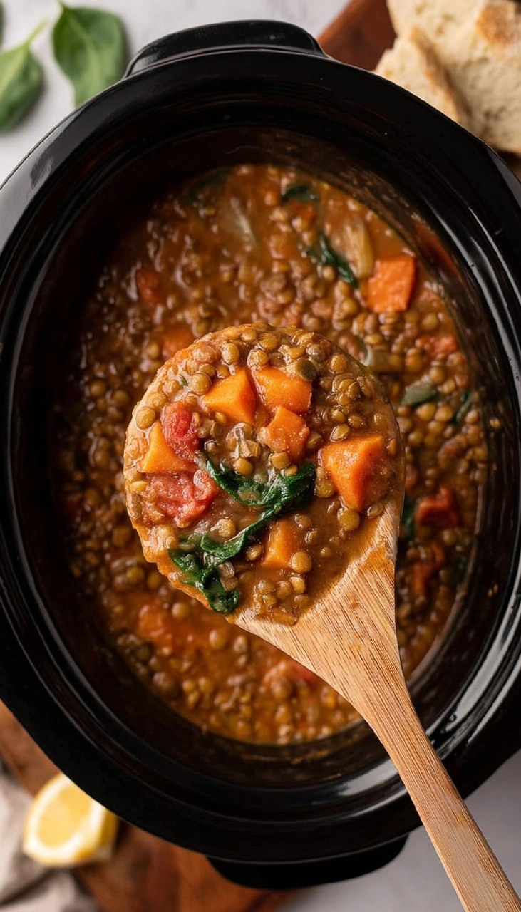 Slow Cooker Lentil Soup