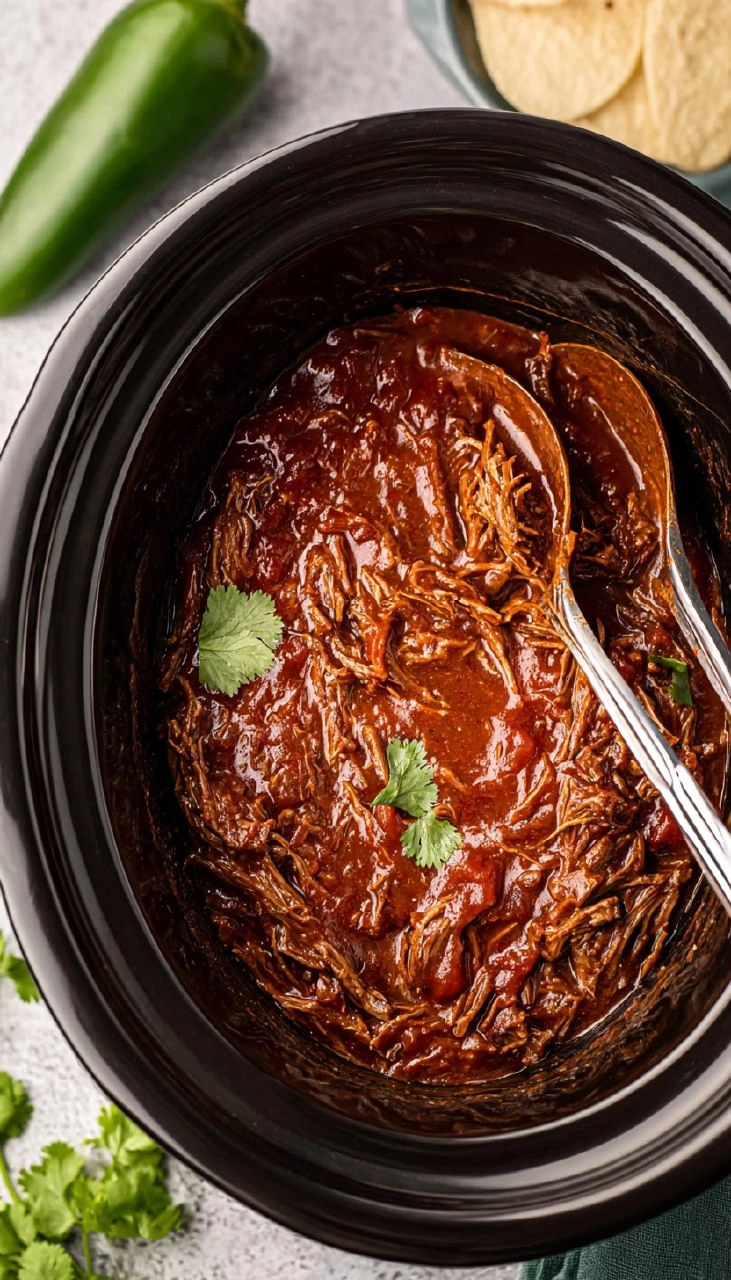 Slow Cooker Salsa Beef