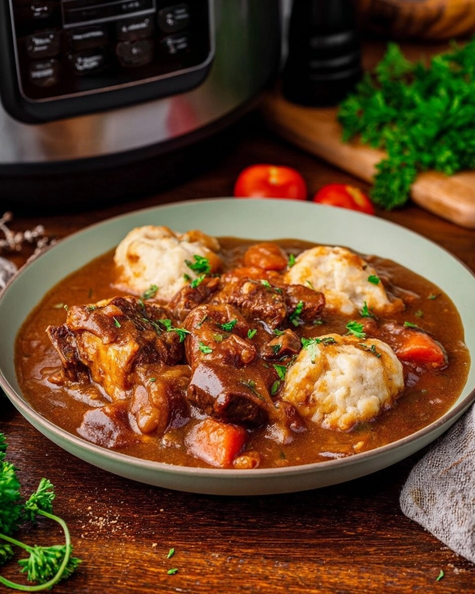 Beef Stew with Dumplings