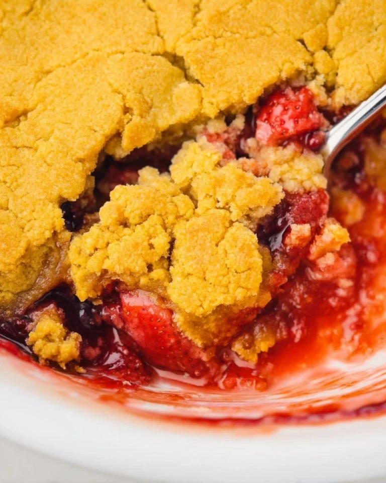 Strawberry-Rhubarb-Dump-Cake-Recipe