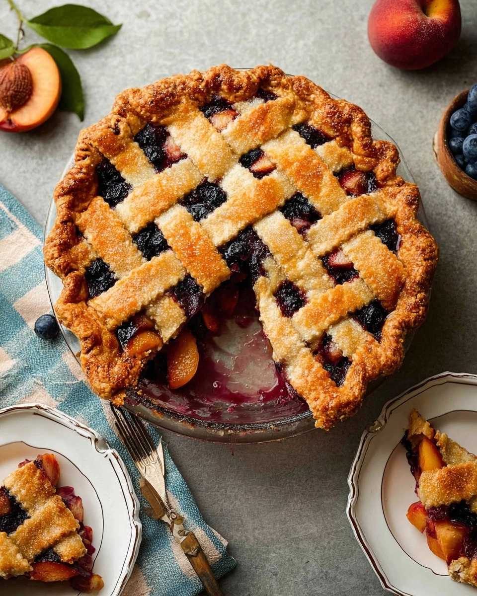 Blueberry Peach Pie