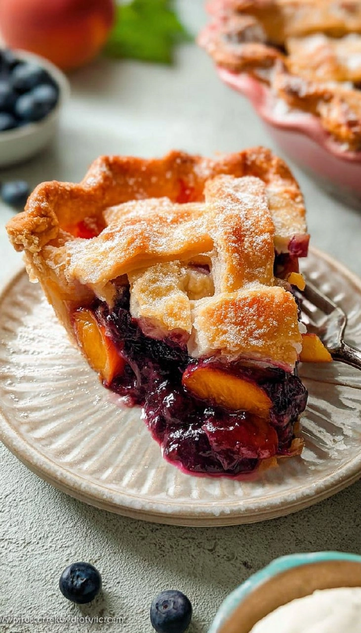 Blueberry Peach Pie