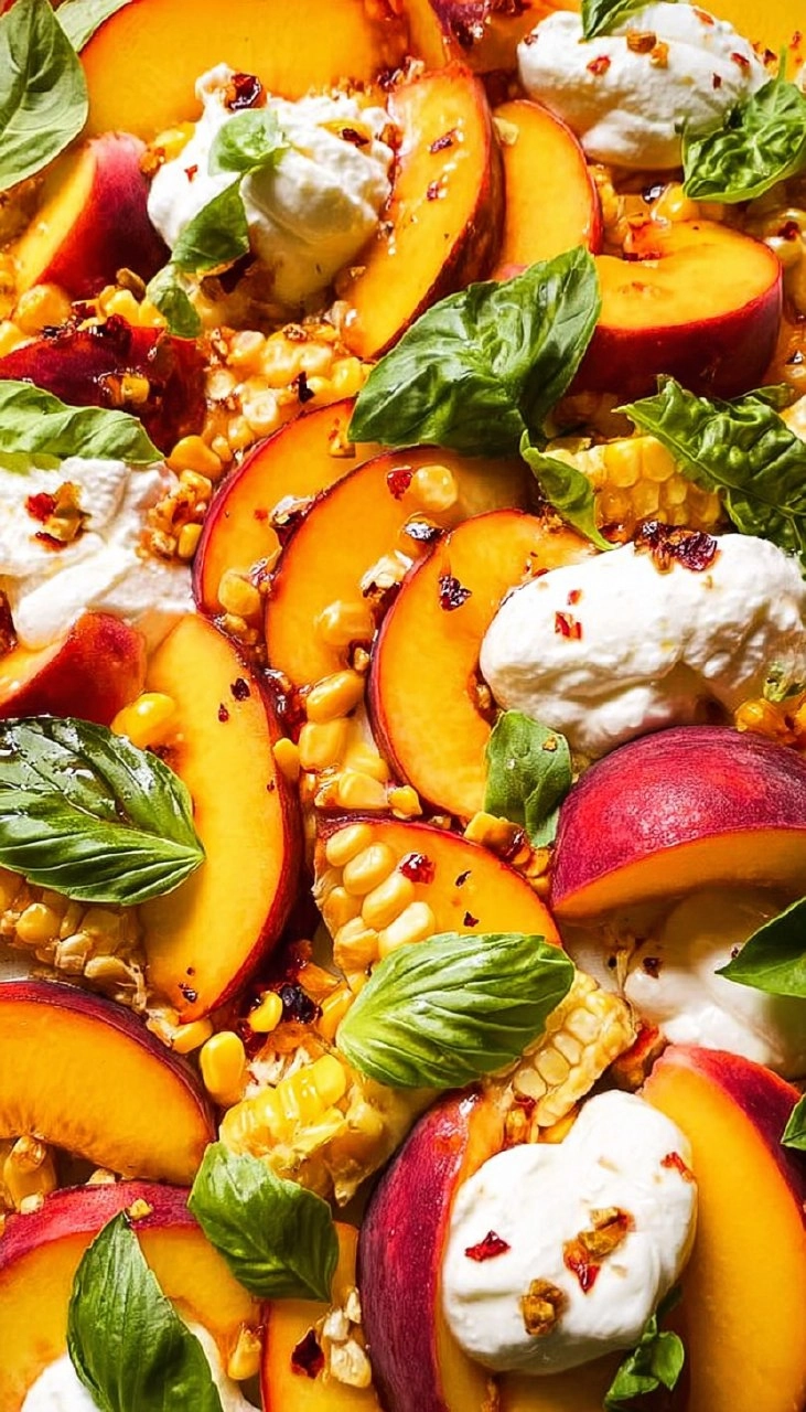 Burrata Peach Salad