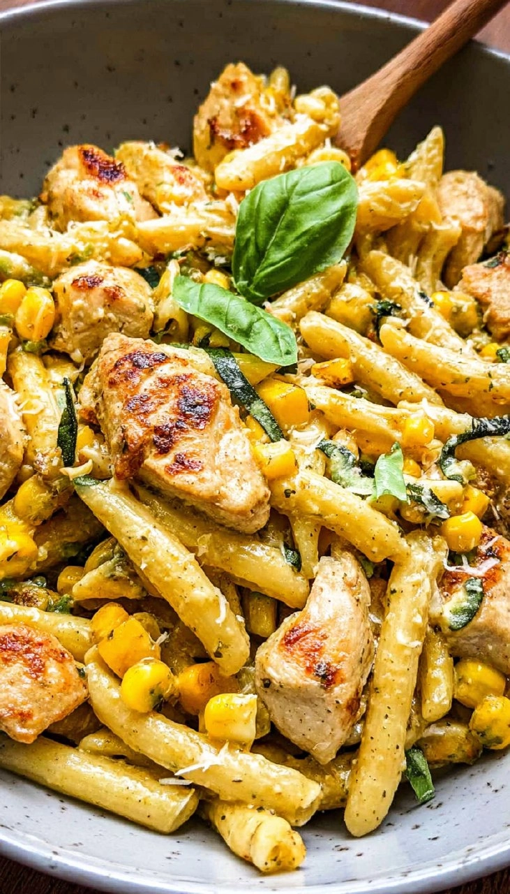 Chicken and Corn Pasta