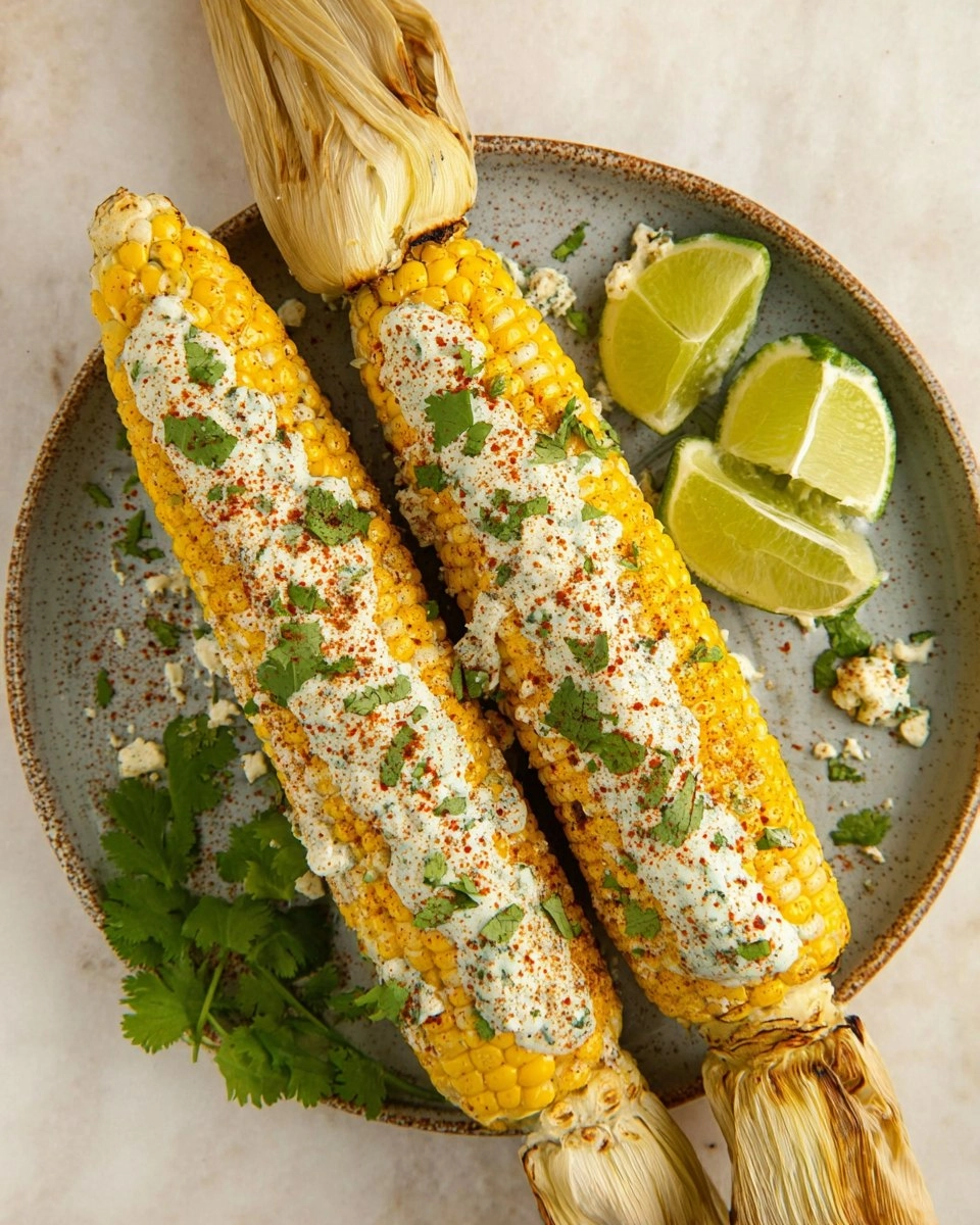 Creamy Cilantro Lime Corn