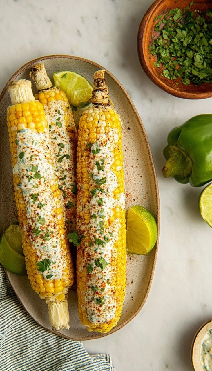 Creamy Cilantro Lime Corn