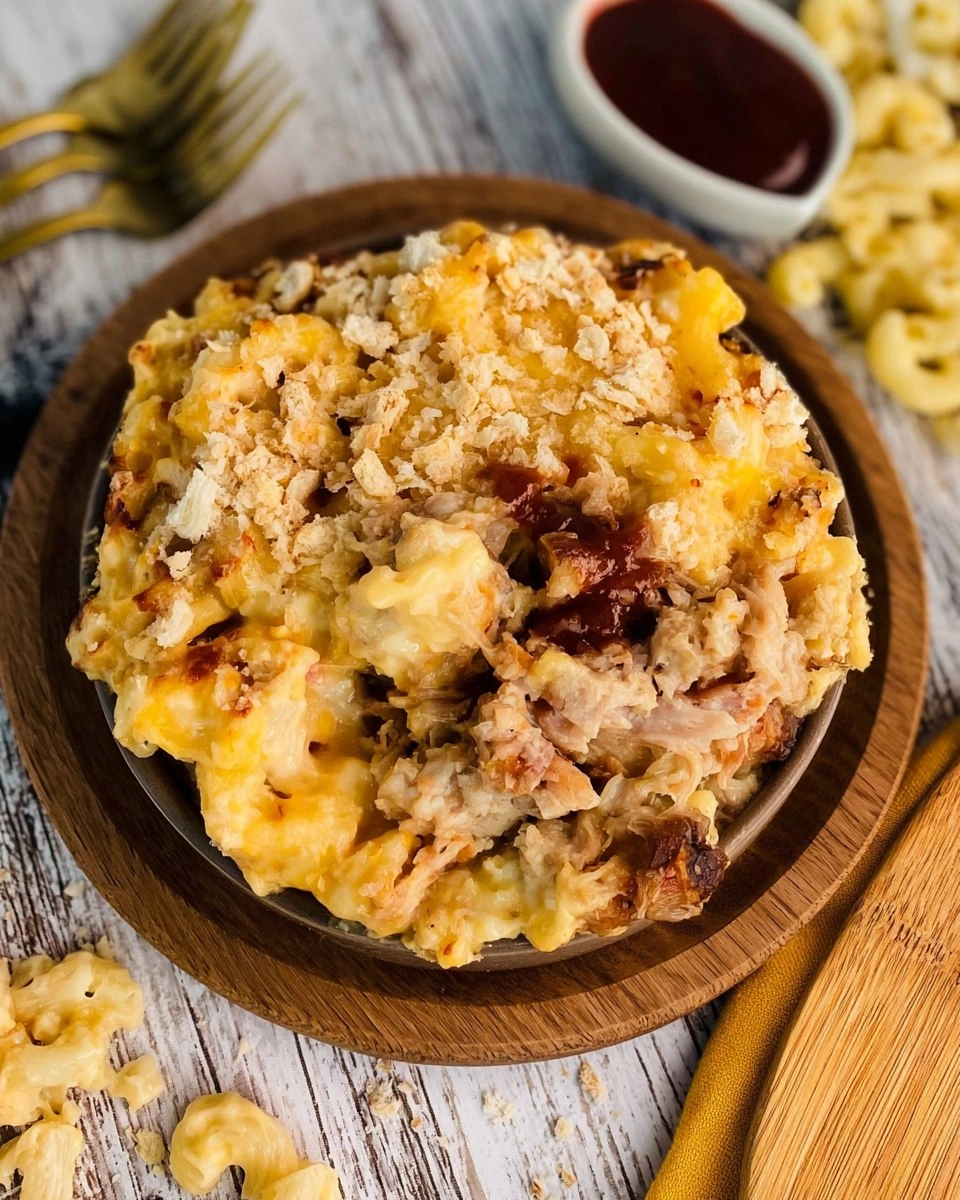 Easy Pulled Pork Mac and Cheese