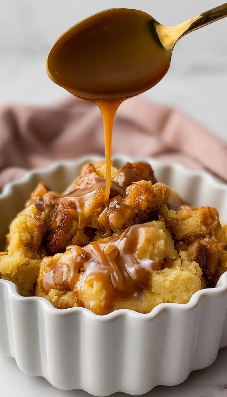 Easy Slow Cooker Bread Pudding