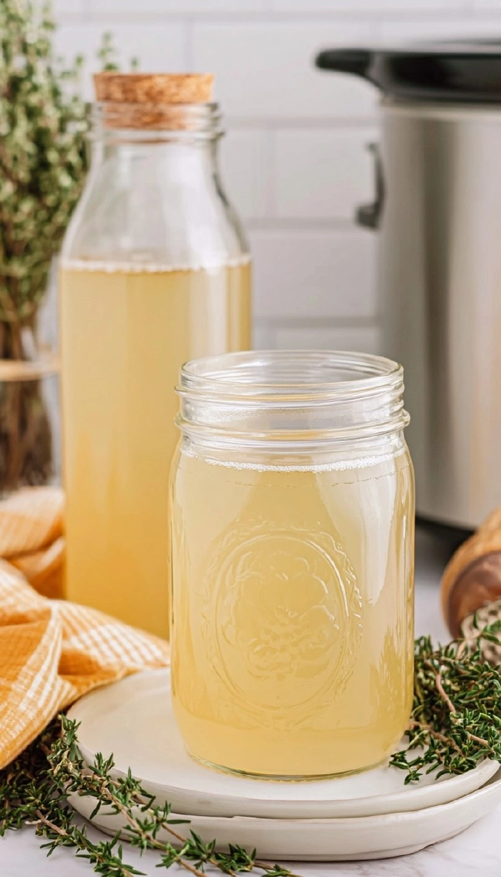 Homemade Bone Broth In The Slow Cooker
