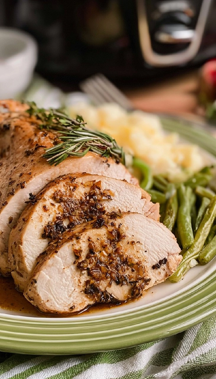 Juicy Turkey Tenderloin in the Slow Cooker