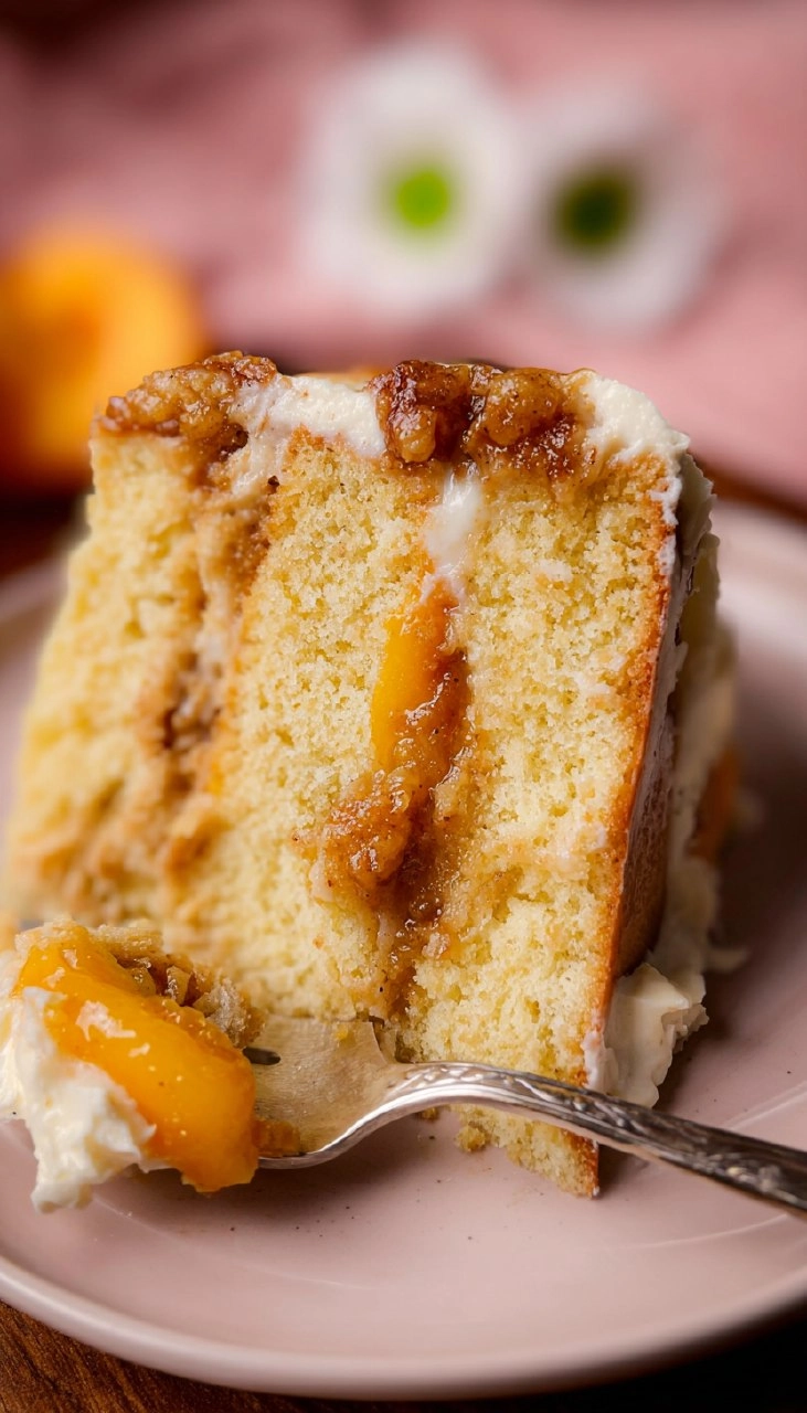 Peach Cobbler Cake
