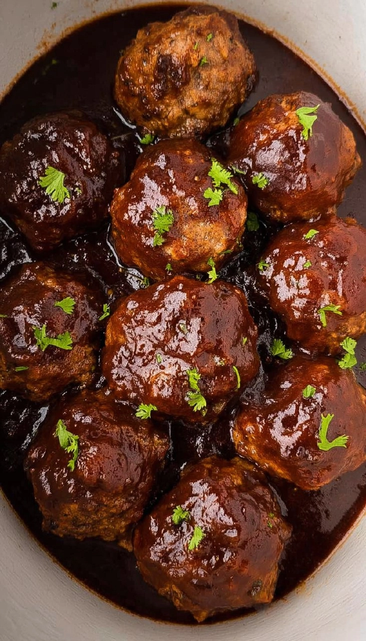 Slow Cooker BBQ Meatballs