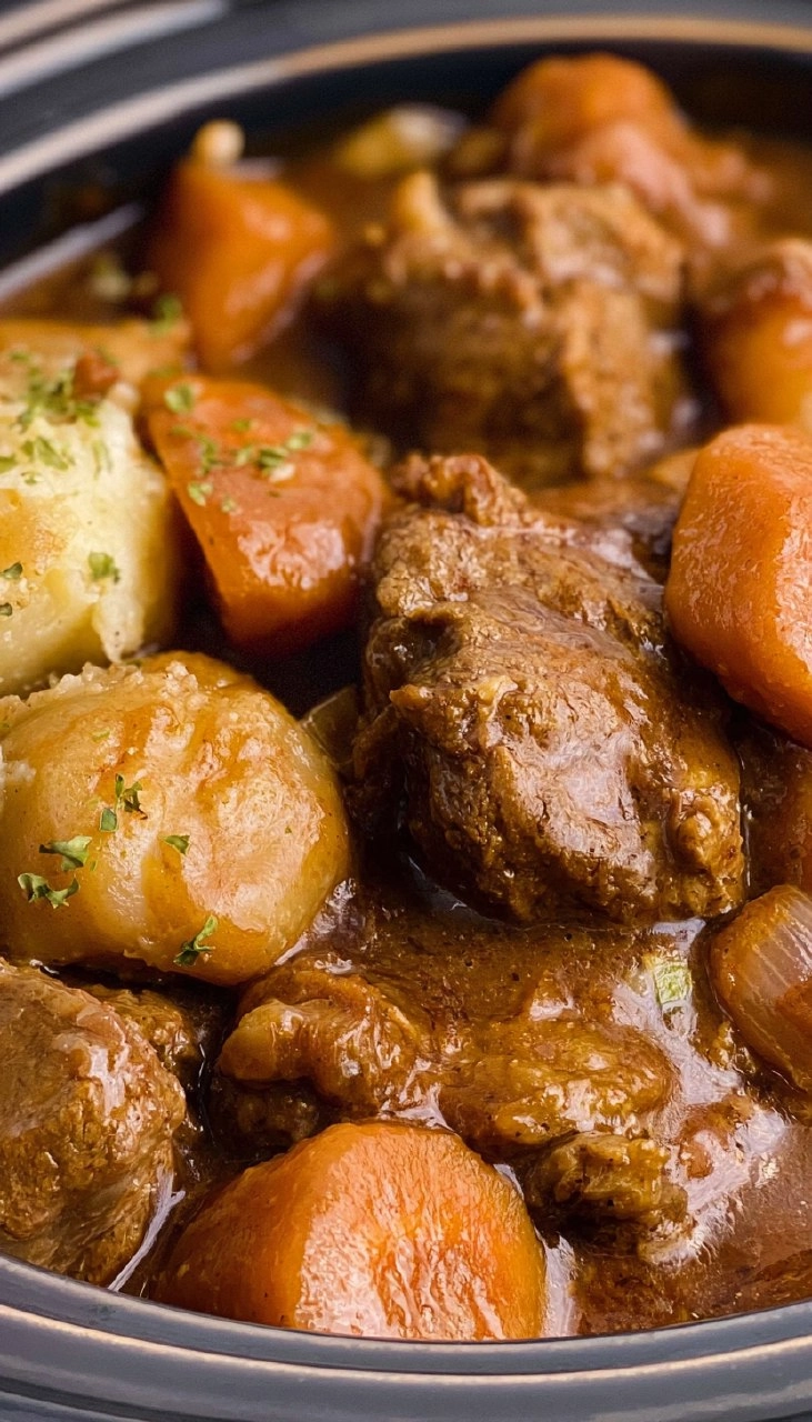 Slow Cooker Beef Bourguignon