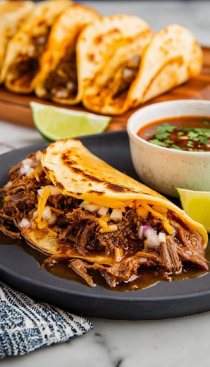Slow Cooker Birria Tacos