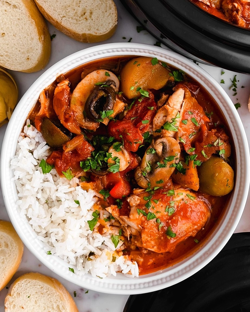 Slow Cooker Chicken Cacciatore