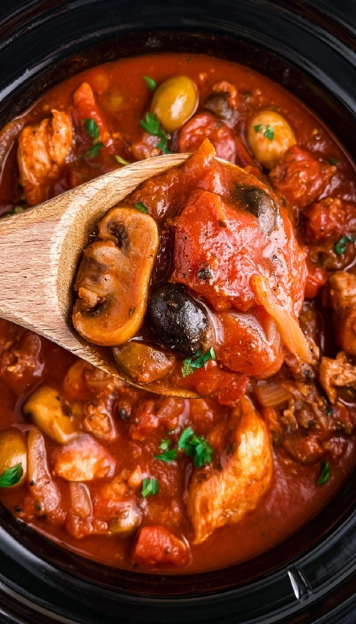 Slow Cooker Chicken Cacciatore
