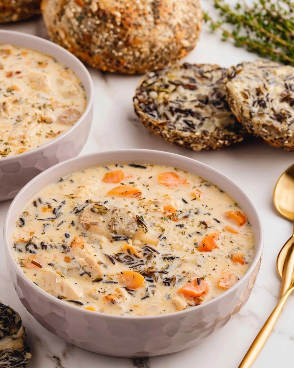 Slow Cooker Chicken and Wild Rice Soup