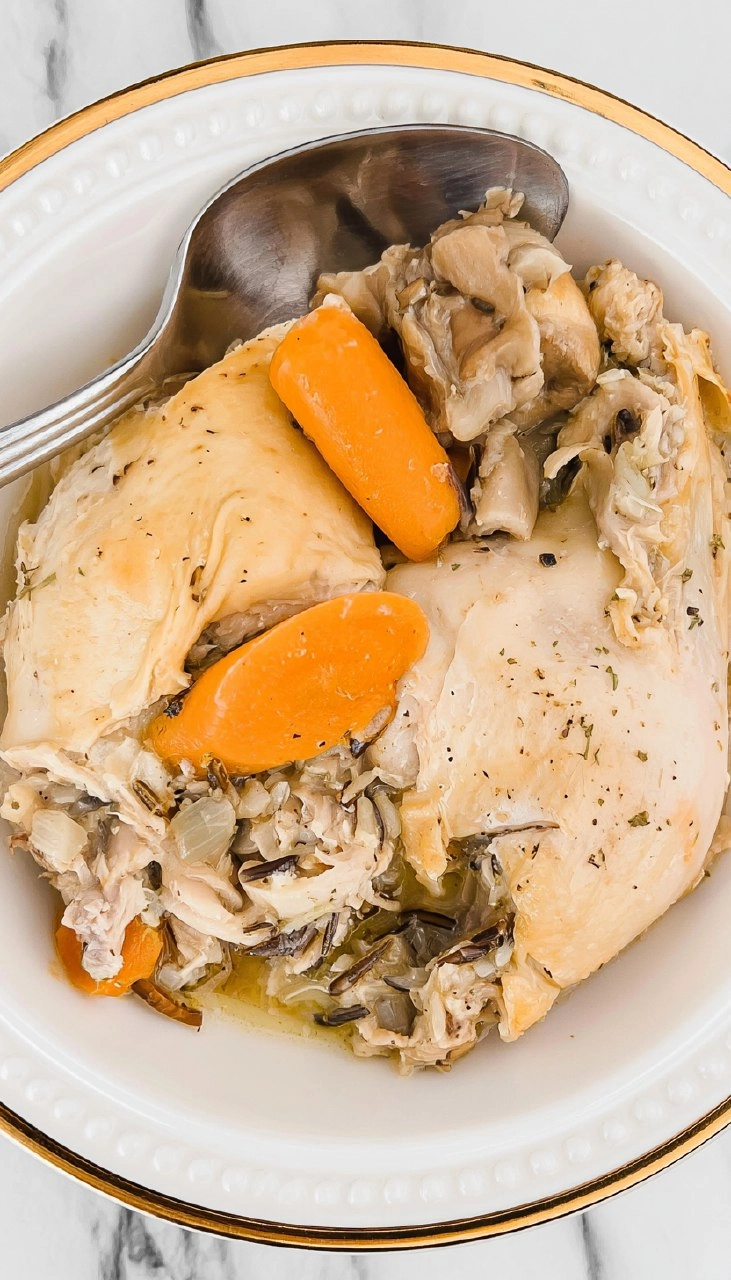 Slow Cooker Chicken and Wild Rice Soup