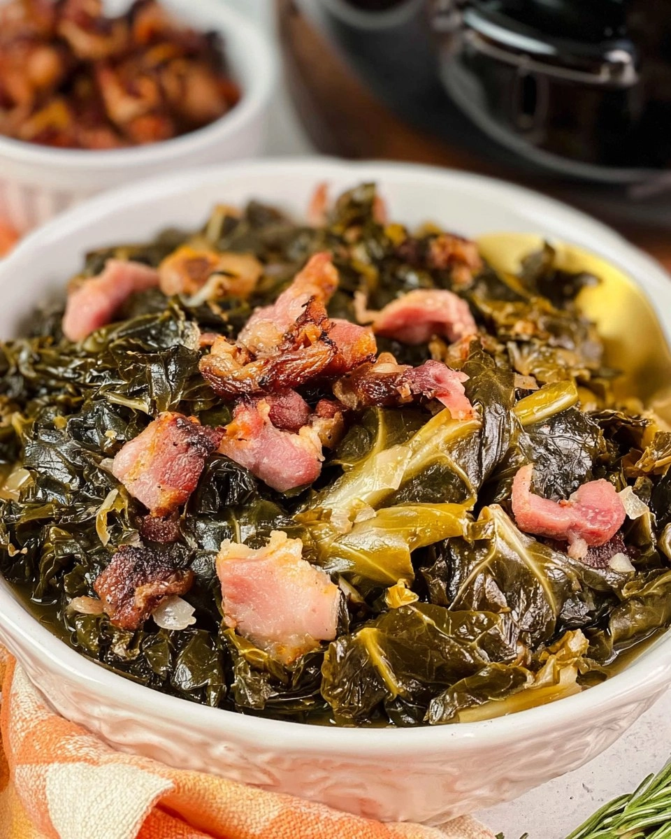 Slow Cooker Collard Greens