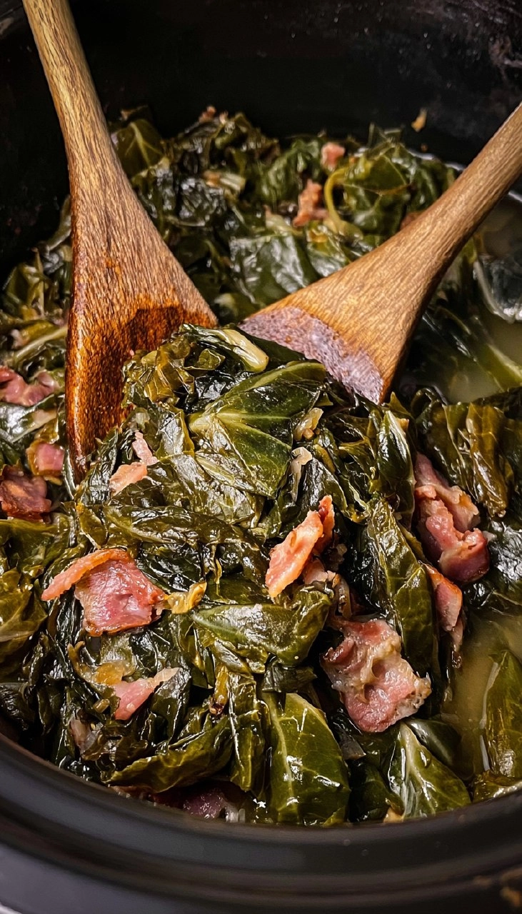 Slow Cooker Collard Greens