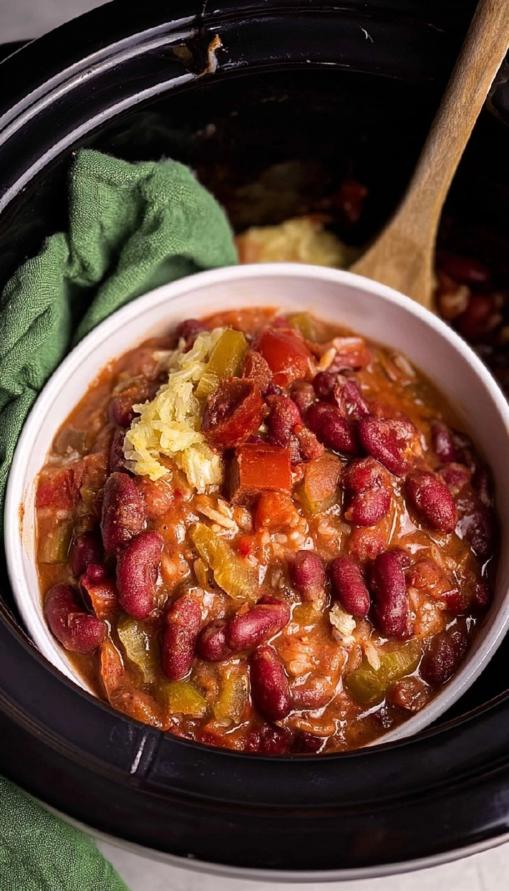 Slow Cooker Red Beans and Rice