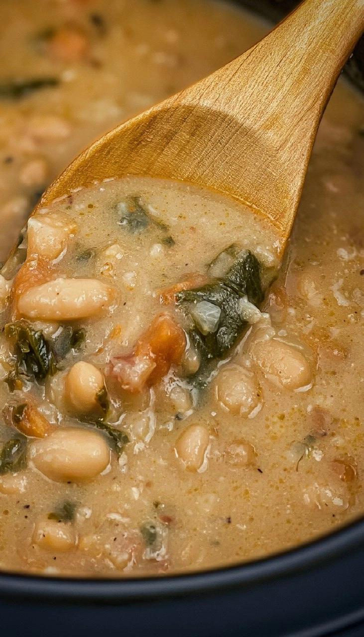 Slow Cooker White Bean Soup