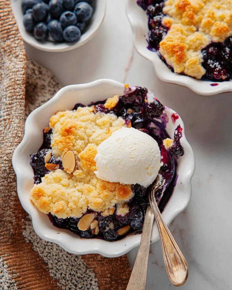 Blueberry-Cobbler-with-Almond-Topping-Recipe