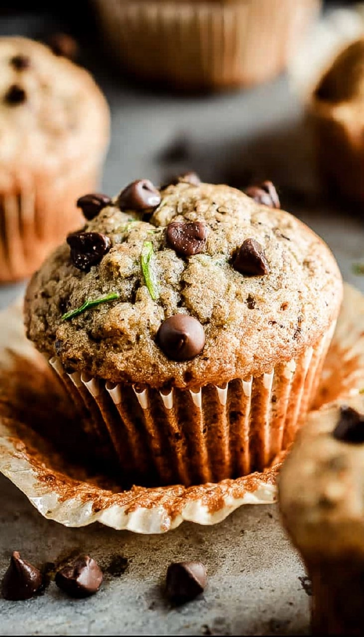 Chocolate Chip Zucchini Muffins