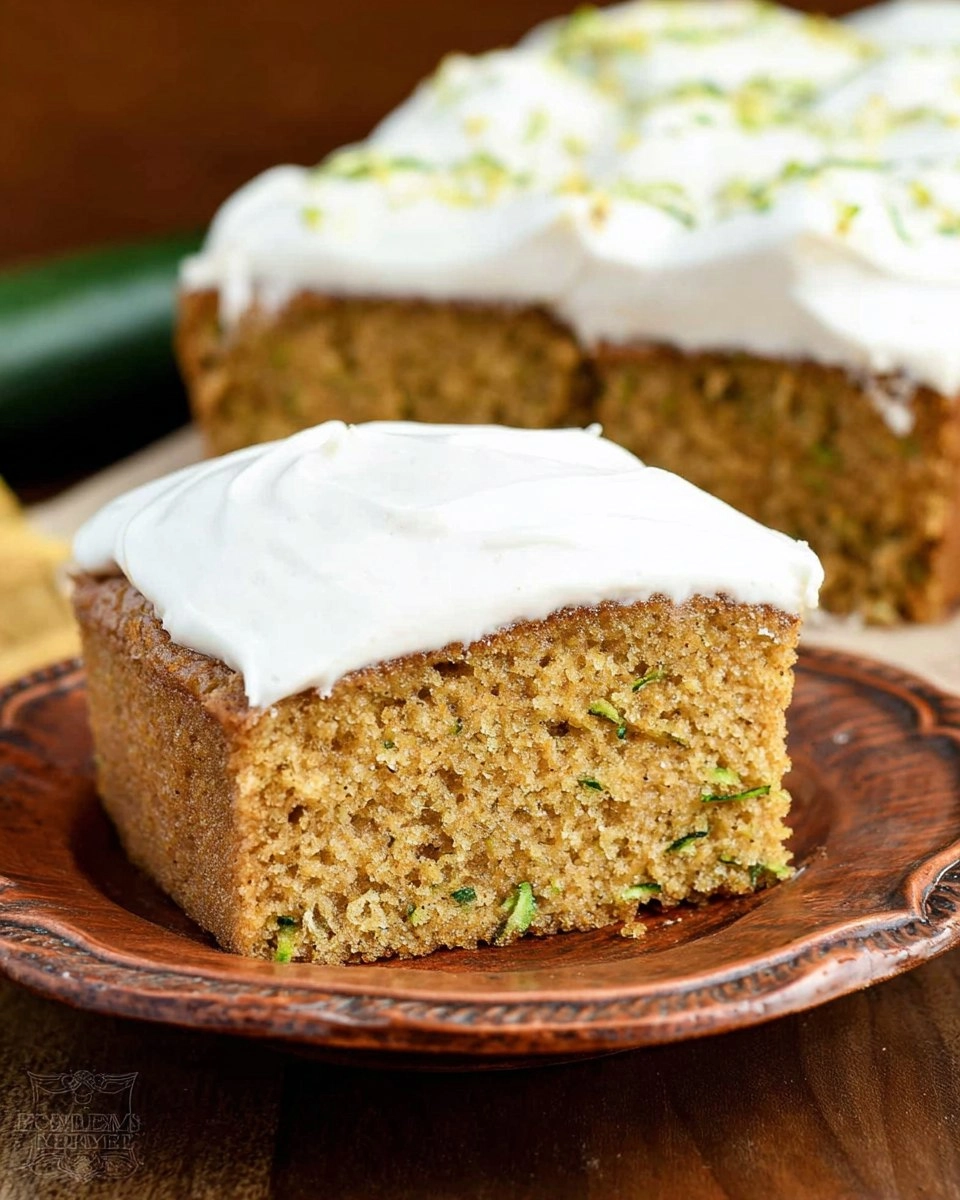 Easy Zucchini Cake With Cream Cheese Frosting